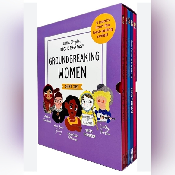 NEW Little People Big Dreams Groundbreaking Women Gift Set of Books - Picture 1 of 4